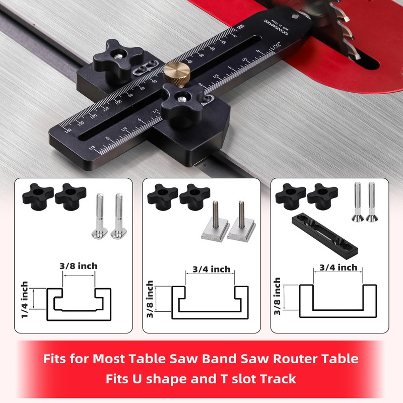 GOINGMAKE Thin Rip Jig Table Saw Jig Guide for Making
