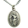 WJH St Joan of Arc Medal 3/4 Inch Metal Saint