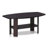 Furinno Engineered Wood Simple Design Coffee Table in Dark Walnut