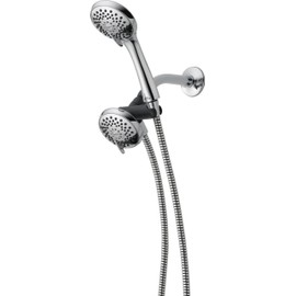 Delta Faucet Peerless 76311D Hand Shower/ Shower Head Combo Pack, Chrome, Brushed Nickel