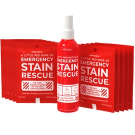 Emergency Stain Rescue Stain Remover Spray - Fast-Acting Spray for Laundry - Carpet Spot Removal & Oil, Grease & Blood Remover for Clothes & Upholstery - 0.36 Fl Oz (Pack of 11)