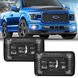 Z-OFFROAD New LED Fog Lights Assembly DOT Approved w/White DRL Compatible with Ford F150 2015 2016 2017 2018 2019 2020-1 Pair Black