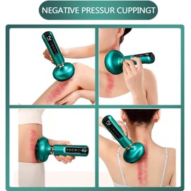 Intelligent Handheld Massage Tool for Anti - Cellulite, Electric Cupping Device with 12 Suction Modes. This Fat Remover Massager is suitable for Arms, Legs, Back and can be Used at Home. (white)