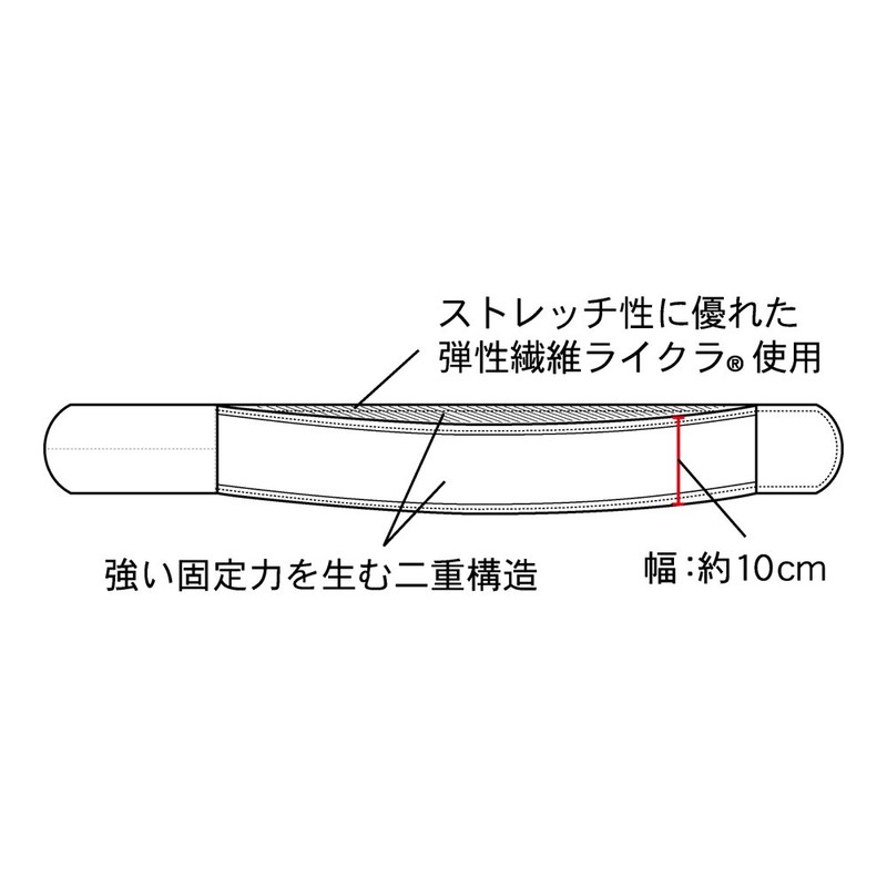 Yamada Style Pelvic Power Belt for Pelvic Size M (Hip: