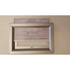 BUILDINGSIGNS.COM LICENSE FRAME 8.5X5.5 NYC ( Heavy Duty - Aluminum)-REF2