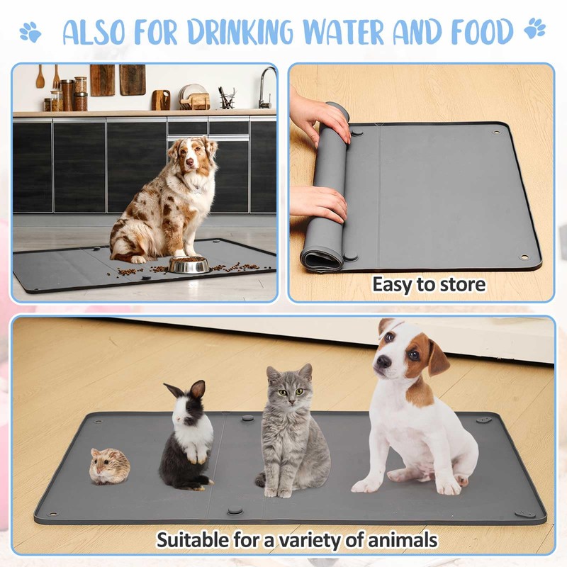 Colingmill Dog Pee Pad Holder 24 x 35 Inch Silicone
