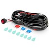 Nilight LED Pods 4Pcs 4.5Inch 42W Round Flood Off Road
