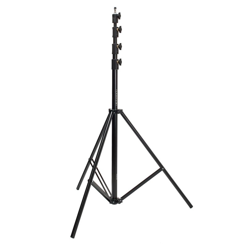 Flashpoint Pro Heavy-Duty Air-Cushioned Light Stand (Black, 13')