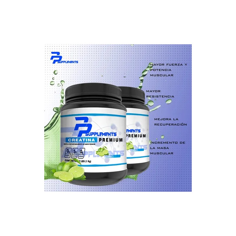 Creatina Monohidrata 1 Kg Pulse 200 Servicios Varios Sabores