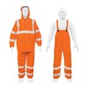 TRUPER TRA-NAR-M 2-Piece High Visibility Orange Rainsuits. Safety Products. Size