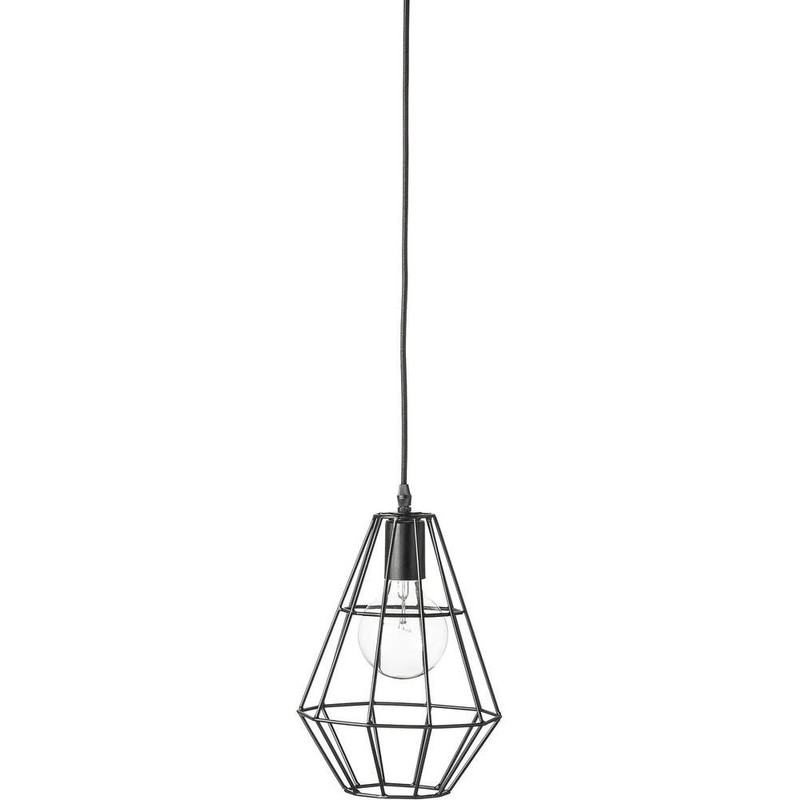 Pernille Pendant Lamp, Matte Black, 40W Ø20xH30 cm, E27/2 mtr.
