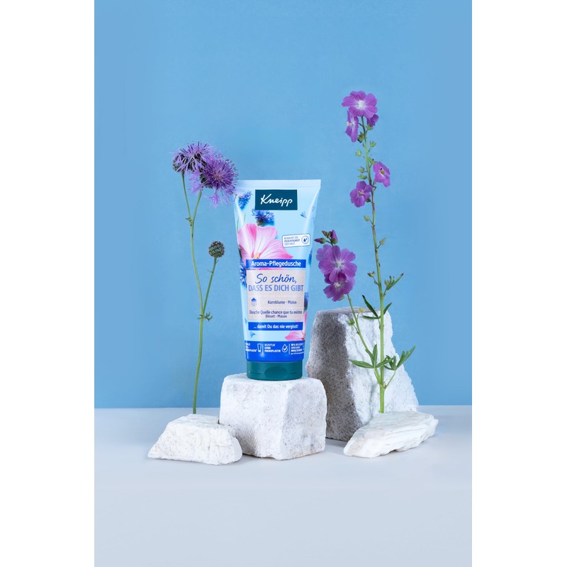 Kneipp Aroma Shower Gel with Natural Extracts of Cornflower, Mallow