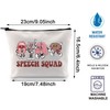 Funny Speech Squad Makeup Bag SLP Gift Speech Language Pathologist