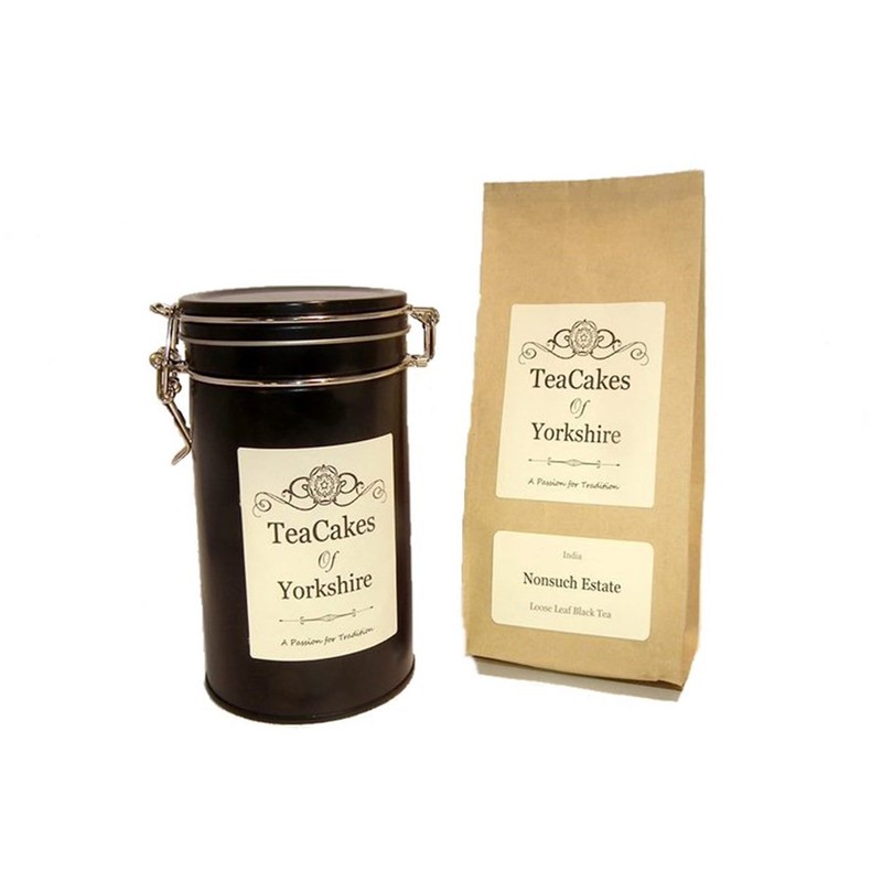 Nonsuch Estate Tea Gift Caddy 100g Airseal Black Loose Leaf