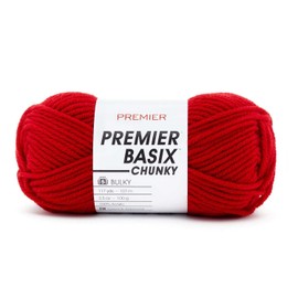 Premier Yarns Basix Chunky Yarn, Perfect for Crafting Quick Projects, Bulky Weight, Acrylic Yarn, Antique White, 3.5 oz, 117 yards