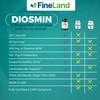 FineLand DIOSMIN & Hesperidin Complex, Premium Advanced Formula, 1000 mg,