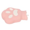 Hot Water Bag Silicone Hot Compress Portable Cartoon Bear Paw