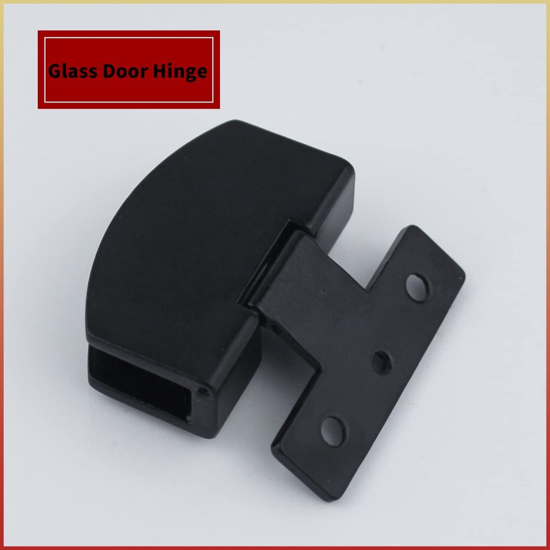 Cabinet Glass Door Hinge,2 Pcs 90 Degrees Frameless Door,Cupboard Display