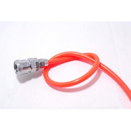 Mook Air Hose for Air Compressor Urethane Air Hose Orange Outer Diameter 0.3 in (8 mm) Inner Diameter 0.2 in (5 m)