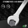 6-Piece All-Purpose Combination Wrench Set, Metric & Standard 23mm, 24mm,