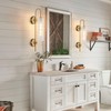 BOKT Mid Century Modern 1-Light Wall Mounted Light Brushed Gold