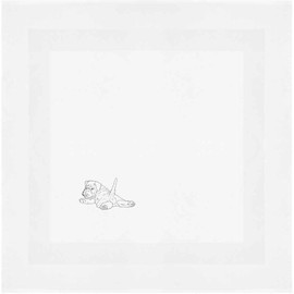 'Schnauzer Puppy Relaxing' Cotton Napkin/Dinner Cloth (NK00040071)