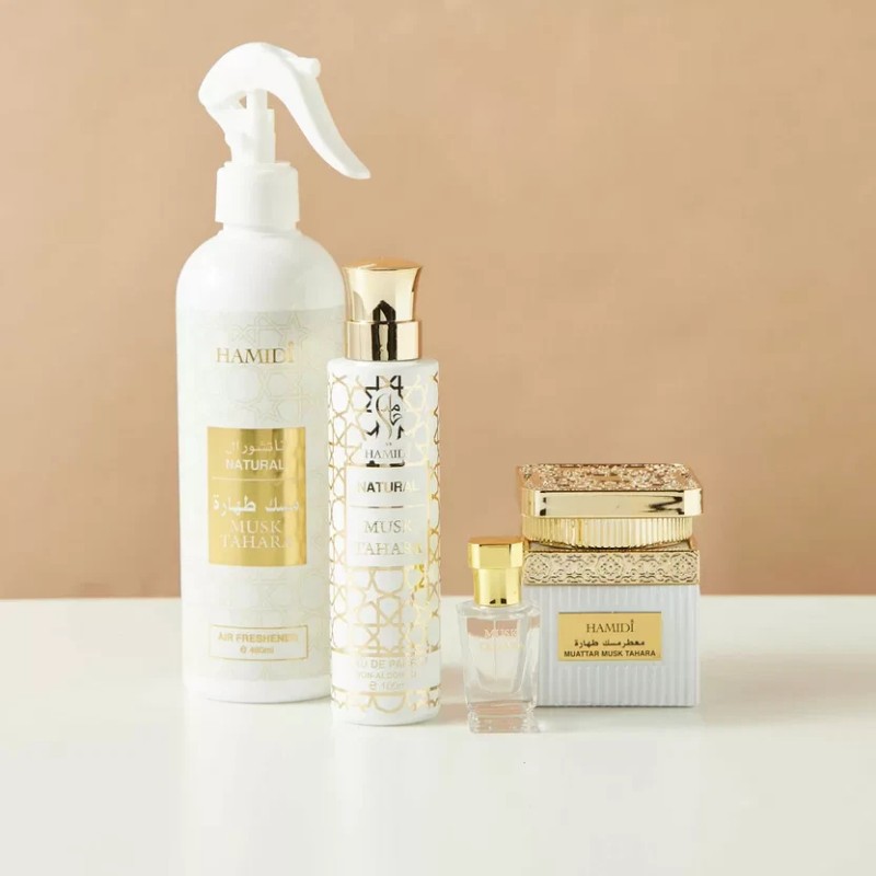 Hamidi Natural Musk Tahara 4pcs Gift Set A/F + Muattar