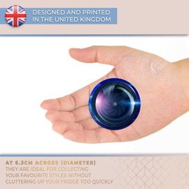 Destination Vinyl ltd Magnet for Refrigerator, Fridge - Digital Photography Camera Lens for Office, Cabinet and Whiteboard, Magnetic Stickers, 21308