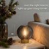 LUSHARBOR Battery Operated Lamp with Timer, Small Table Lamp Battery