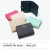 Lanvin on Blue Bifold Wallet with Clasp Luxembourg, old rose