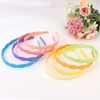 KIUEZIR 8pcs Plastic Braided Headbands with Teeth - Criss Cross
