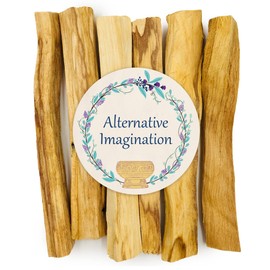 Palo Santo Sticks - Incense Sticks for Spiritual Cleansing, Stress Relief, Meditation Accessories, Home Fragrance - Sustainably Wild Harvested - Pack of 6 - Alternative Imagination