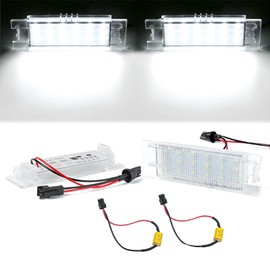 Xinctai LED License Plate Light Tag Lamp Assembly Compatible with 2014-up Chevy Camaro, 2011-up Chevy Volt, 2013-2015 Chevy Malibu, 2016-up Chevy Cruze Hatchback only