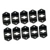 KOMBIUDA 10PCS Speaker Hanger Bracket Iron Wall Mount Hook for