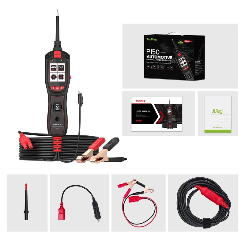 Electrical Tester for 6V-30V Cars, Short Circuit Breaker Finder Tool,