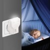 Velamp IL09LEDWH energy-saving LED night light with twilight on-off switCh,
