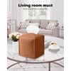 Tclouda Tissue Box Cover for PU Leather, Modern Simple Solid
