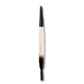 KIADZIE Eyebrow Pencil, Rotatable, High Color, Fluffy Eyebrows, Waterproof & Smudge Proof, Beginners, Naturally Covers Eyebrow Gaps with Brush Design (04-Black Gray)