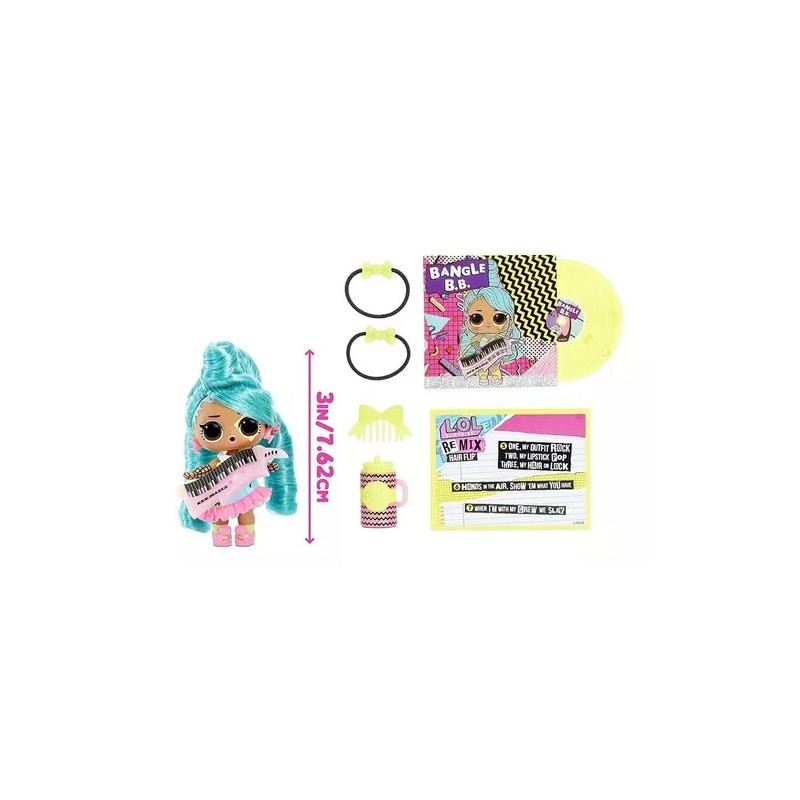 L.O.L. Surprise! Muñeca Lol Surprise Remix Hair Flip +15 Sorpresas