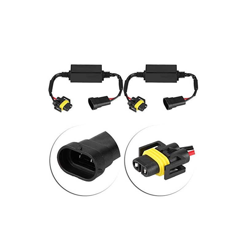 Terisass H8 H9 H11 LED Canbus Resistor Pair of LED