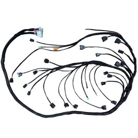 Dual Speed Electric Fan Control Wiring Harness Kit Fit for Chevy Silverado Suburban Tahoe Avalanche GMC Sierra Yukon, Retrofit Stand Alone Electric Fan Harness Replace 67400923 674-00923 JCTFN22