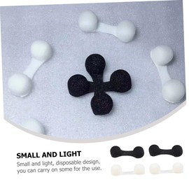 FRCOLOR Reusable Nose Filters Pack Breathable Sponge Nose Plugs Invisible for Dust Pollution Allergies Tanning