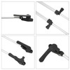 MUNEFE Support Rod, 2Pcs Rv Window Support Rod, Retractable Aluminum