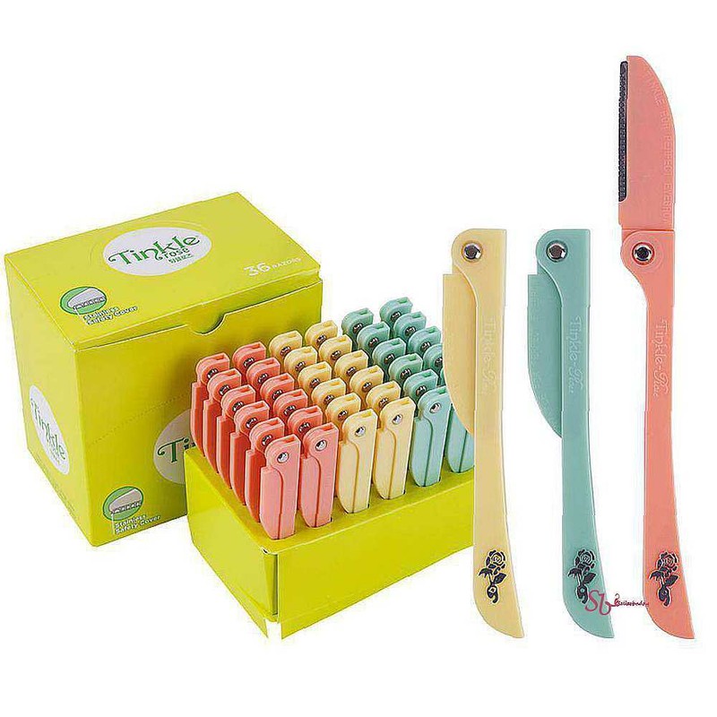 셀리스트샵H Tinkle Eyebrow Razor Rose 36-piece Set