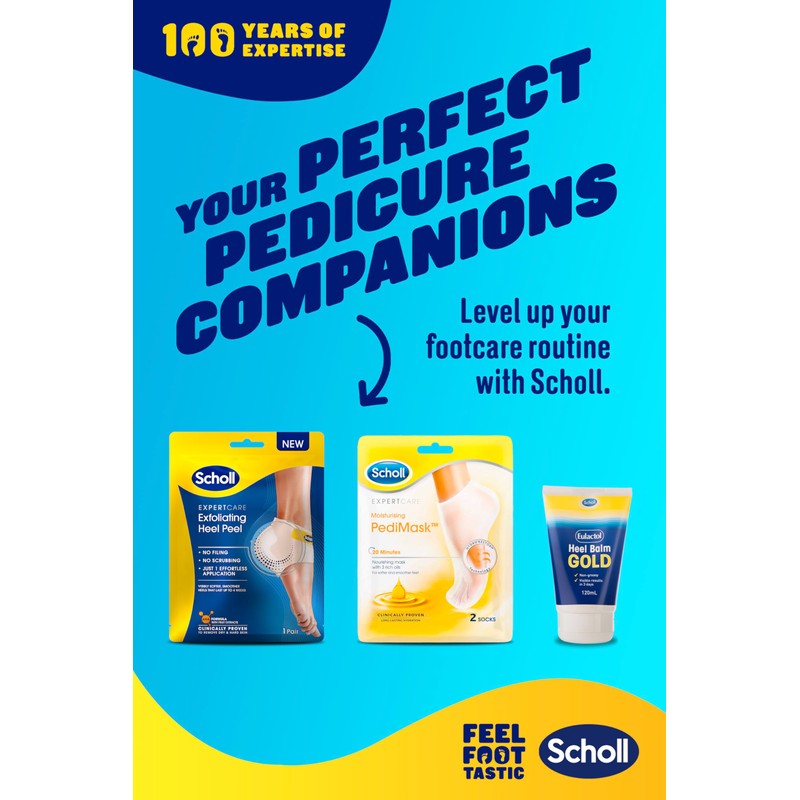 Scholl Dry Skin Footcare PediMask, 1 Pair Foot Sock Mask