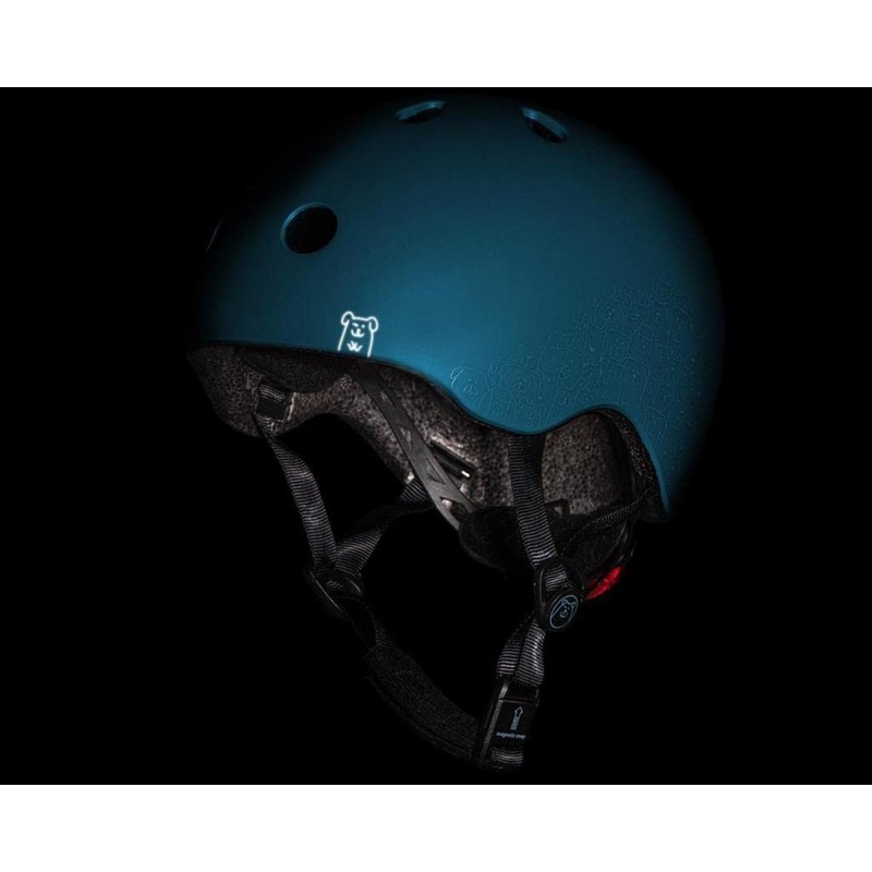 Scoot&Ride Unisex Youth Helmets XXS, Reflective Steel, S