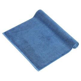 herzbach home PURA Premium Bath Mat 60 x 90 cm Extra Large 100% Cotton Extra Soft Bath Mat Colour: Blue
