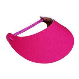 The Incredible Sunvisor - Available in Beautiful Solid Colors, Perfect for The Summer! (Fuchsia)