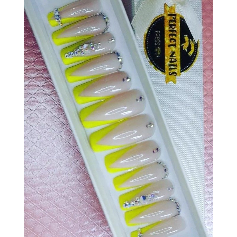 Perfect Nails Press On Uñas Para Graduación Press On
