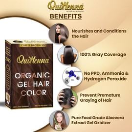 byPureNaturals Organic Damage Free Gel Hair Color 3G Coffee Brown 120g